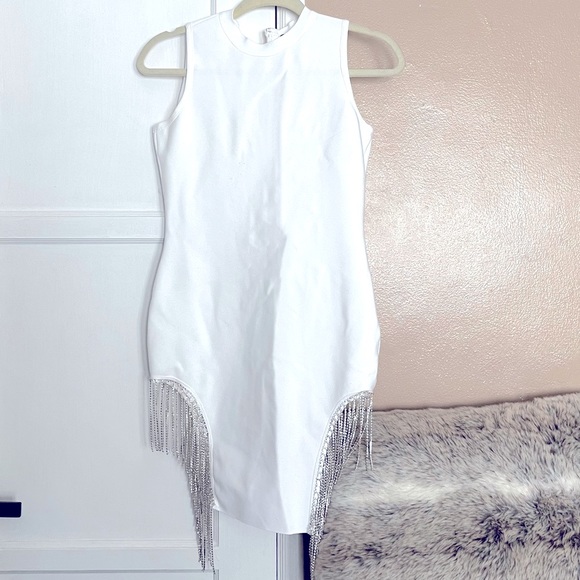 Fringe Rhinestone Dress - Picture 2 of 7